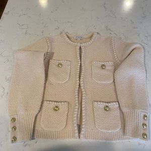 J. Crew Odette Sweater - Cream, Size Small